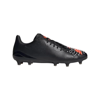 Image of adidas Predator Malice FG Rugby Boots - Black/Red/White