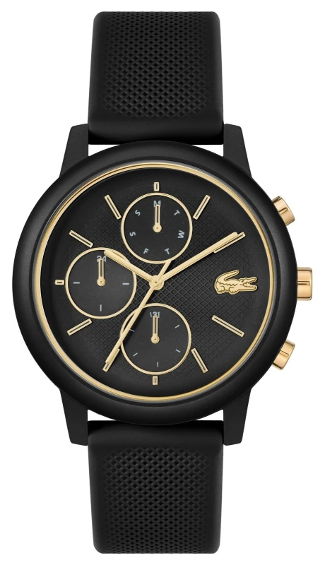 Image of Lacoste 2011469 12.12 Move (42mm) Black Dial / Black Watch