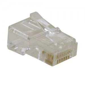 Image of Tripp Lite Rj45 Plugs For Solid Stranded Conductor 4 Pair Cat5e Cable