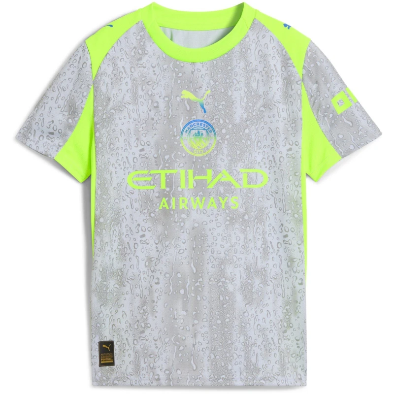 Image of Puma Manchester City Third Kids Shirt 2025/26 Bleu Unisex 12 ans 780365-03