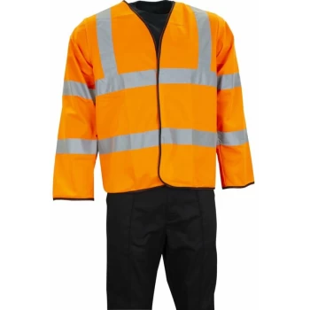 Image of Hi-vis Lightweight Jackets, EN20471, Orange - M - Sitesafe
