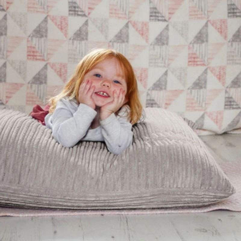 Image of rucomfy Beanbags Rucomfy Jumbo Cord Bean Bag Floor Cushion - Indoor Versatile Platinum Seat