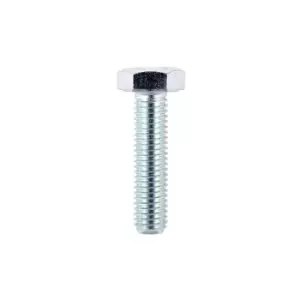 Image of M8 x 25mm Hexagon Head Tensile Zinc Set Screw Grade 8.8 - 200 - Timco
