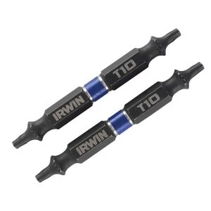 Image of IRWIN Impact Double-Ended Screwdriver Bits TORX TX25 100mm (Pack 2)