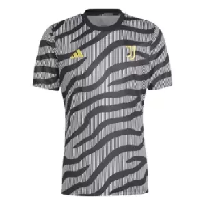 Image of adidas Juventus Pre Match Shirt Adults 2023 2024 - Black