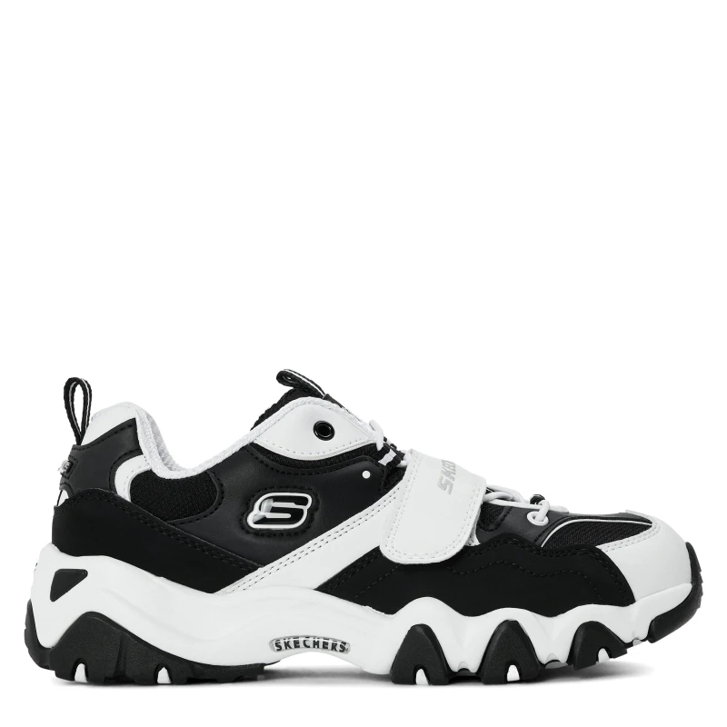 Image of Skechers Unisex Kids D Lites2 Chunky Trainers White/Black unisex C10 (27.5)