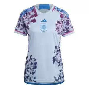 Image of adidas Spain Away Shirt 2022/2023 Womens - Blue
