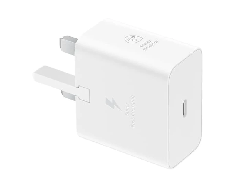 Image of Samsung EP-T2510XWEggB mobile device charger Universal White USB Fast charging Indoor EP-T2510XWEggB