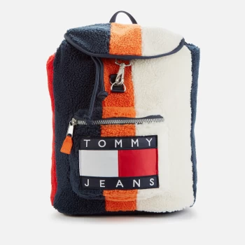 Image of Tommy Jeans Mens Heritage Colourblock Backpack - Multi