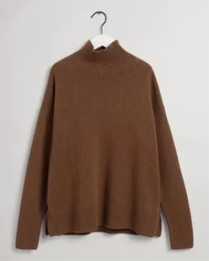 Image of Detail stand-up collar sweater