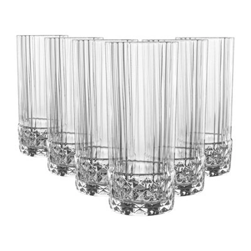 Image of Bormioli Rocco America '20S Highball Glasses - 400Ml - Clear - Pack Of 6