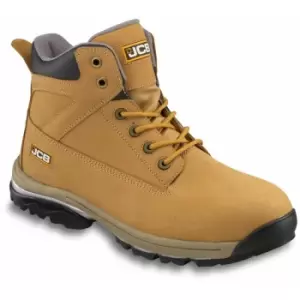 Image of JCB WORKMAX Safety Work Boots Tan Honey Steel Toecap & Midsole - Size 13