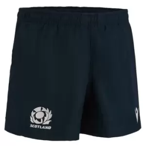 Image of Macron Scotland 22/23 Training Shorts Mens - Blue