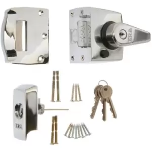 Image of ERA - bs High Security Nightlatch 60mm - Polished Chrome Body - Chrome
