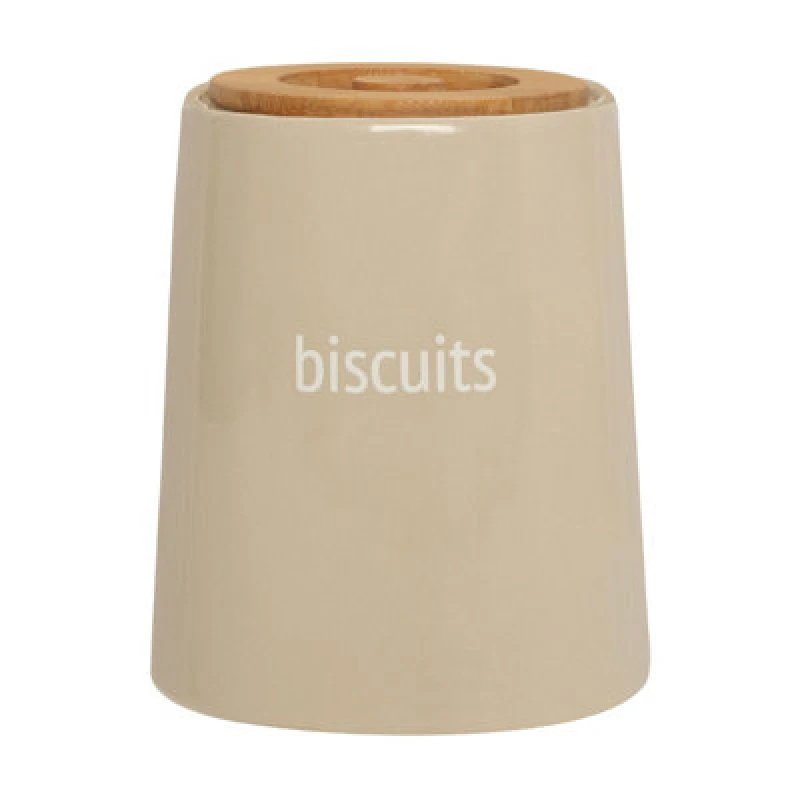 Image of Premier Housewares Maison by Premier Fletcher Ceramic Biscuit Canister Brown
