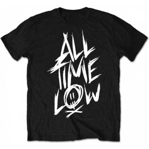 Image of All Time Low - Scratch Mens XX-Large T-Shirt - Black
