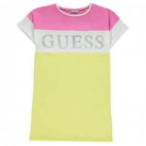 Image of Guess Block T-Shirt Dress - Multi