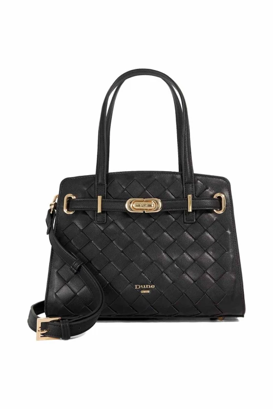 Image of Dune London Womens 'Dinidefine' Leather Bag in Black Female One Size