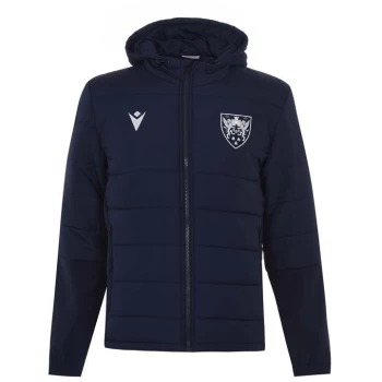 Image of Macron Saints Bomber Jacket Mens - Blue