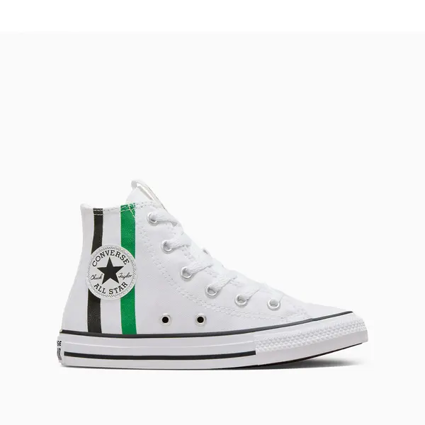 Image of Kids Chuck Taylor All Star Hi Home Team Canvas High Top Trainers