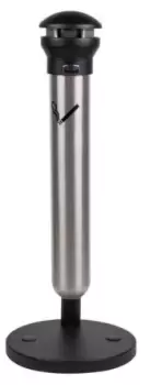 Image of Rubbermaid Commercial Products Black Stainless Steel Base Mount Ash Tray x 1006mm x 394mm