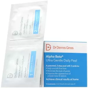Image of Dr. Dennis Gross Skincare Alpha Beta Ultra Gentle Daily Peel 5 Treatments