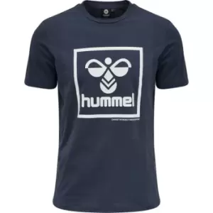 Image of Hummel Sam Short Sleeve T Shirt Mens - Blue