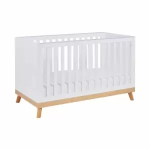 Image of Babymore Mona Cot Bed - White