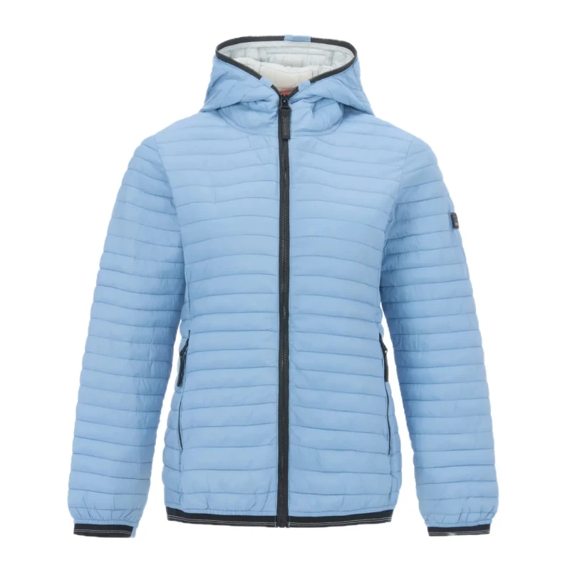 Image of Regatta Womens Rigain Lightweight Quilted Water-Repellent Jacket in Light Blue Size: 10 Light Blue Female 10