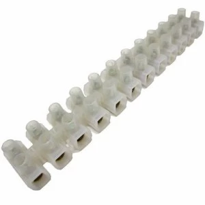 Image of Zexum 5A 12 Way Clear Polyethylene Electrical Cable Connector Strip