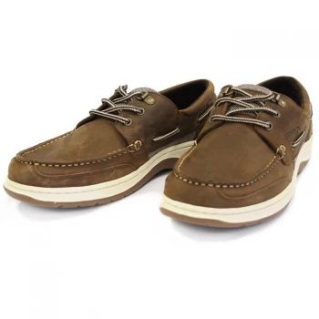 Image of Gul Falmouth Leather Deckshoe - TAN