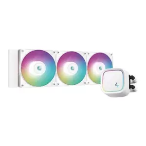 Image of DeepCool 360mm LE720 White ARGB Intel/AMD CPU Liquid Cooler