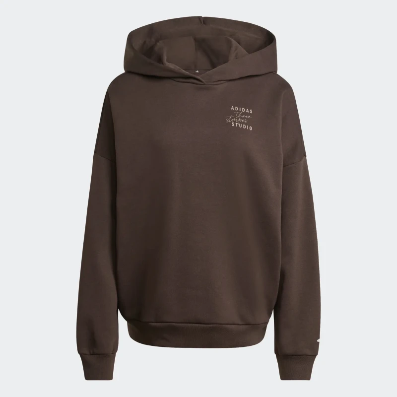 Image of Adidas Sweatshirt woman adidas Studio HD Auco 3-Stripes Marron Female M
