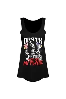 Image of Death In My Metal Not On My Plate Vest Top