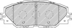 Image of Ferodo FDB4136 Brake Pad Set Front Axle Premier Car