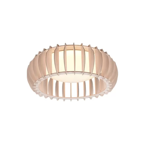 Image of Monte Modern LED Semi Flush Light White 3000K