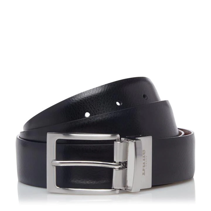 Image of Dune 'Octagon' Reversible Belt - S to M - black