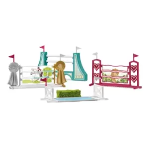 Image of Schleich Horse Club Obstacle Toy Figure Accessories, 5 to 12...