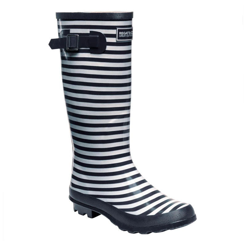 Image of Regatta Lady Fairweather II Cotton Lined Wellingtons - Blue Blue 6.5