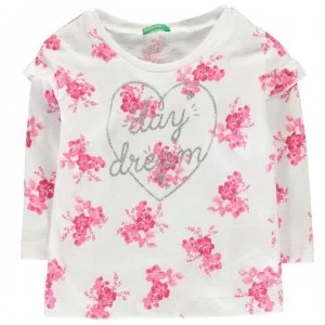 Image of Benetton Day Dream T Shirt - White 96K