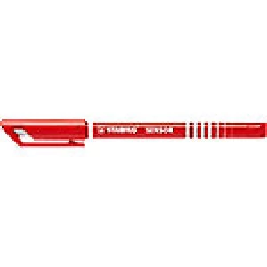 Image of Stabilo Sensor Fineliner Fine 0.3mm Red Pack of 10