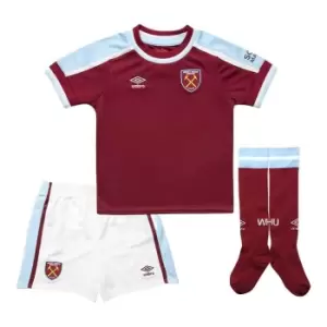 Image of Umbro West Ham United Home Mini Kit 2021 2022 - Red
