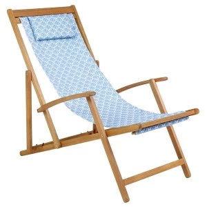Image of Charles Bentley Deck Chair - Seashells
