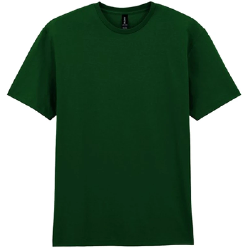 Image of Gildan Mens Cotton Lightweight T-Shirt in Green Size: Medium Green Male M