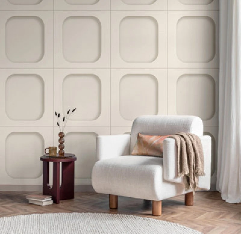 Image of Fine Decor Fine Decor Fd43978 Sloane Panel, Stone