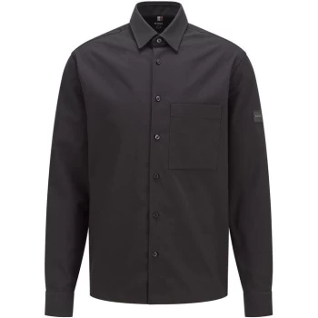 Image of Boss Newton Long Sleeve Shirt - Black