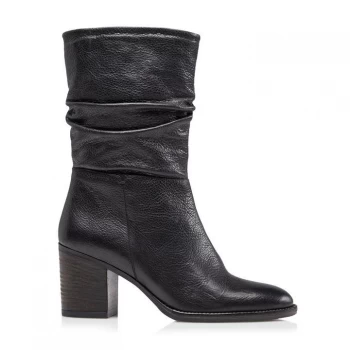 Image of Dune London Rosa Calf Boots - Black Leather