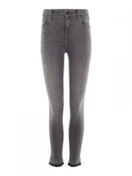 Image of J Brand Alana High Rise Crop Skinny Jeans in Earl Grey