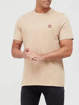 Image of adidas Originals Essential T-Shirt - Light Brown, Beige, Size XL, Men