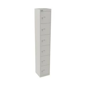 Image of Bisley 6 Door Locker D305mm Goose Grey BY09214
